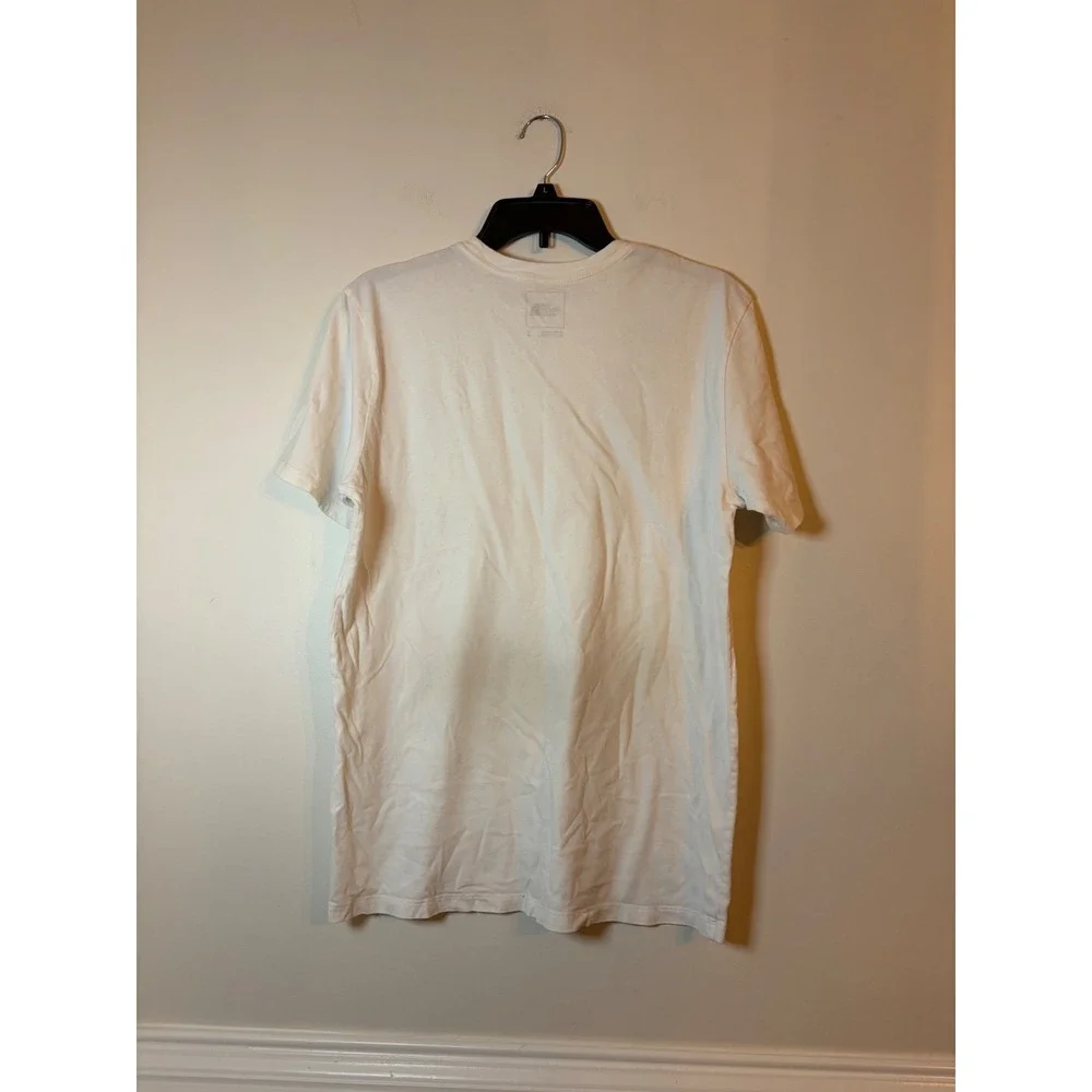 The North Face Graphic T-Shirt Mens Medium White Half Dome Logo Short Sleeve